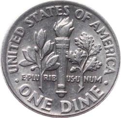 ABD 1 Dime 2001 (P) ÇÇT Roosevelt YMP9839