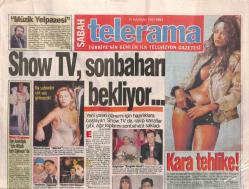Sabah Gazetesi Telerama Eki 15 Haziran 1993 - Hüner Coşkuner Yeni Kasetindeki Son Şarkıları İşte Müzik... İşte Eğlence de Söyleyecek GZ91562