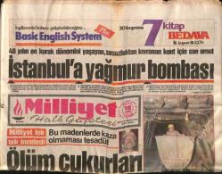 Milliyet Halk Gazetesi 18 Şubat 1990 - 500 Liralık Senetleri 1000 Liradan Satıyorlar GZ91718