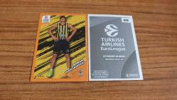Panini EuroLeague Basketball 2024-2025 Boban Marjanovic Fresh Faces Sticker No:68