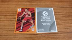 Panini EuroLeague Basketball 2024-2025 Sasha Vezenkov Fresh Faces Sticker No:70