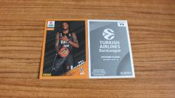 Panini EuroLeague Basketball 2024-2025 Will Clyburn Fresh Faces Sticker No:73