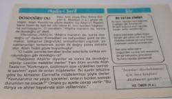 30 Temmuz 1997-Orijinal Takvim Yaprağı-Doğum Günü-Söz,Nişan,Nikâh,Düğün ve Önemli Günler Hediyesi-Hicret Takvimi-Ayet(Hadis)-(Buhari)-Bismark'ın Ölümü(1898)-Dosdoğru Ol!-Bu Vatan Kimin?-Hz.Ömer(r.a.)