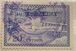 1926.KLASİK..COSTA RICA (KOSTA RİKA).TEK  PUL.DAMGALI