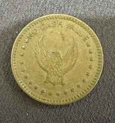 Eski No Cash Value nakit değeri yok Jeton ÇT