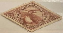 1936.UÇAK KLASİK..COSTA RICA (KOSTA RİKA).TEK  PUL.DAMGALI