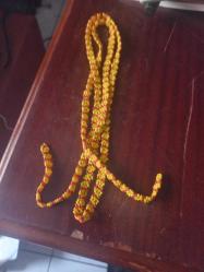 Cezaevi işi Galatasaray  renginde sallamalık 1 metre uzunluğunda 70 cm genişliğinde boncuk el işi