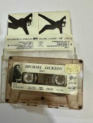 1987 Michael jackson Bad  kağıt baskı Uzelli kaset ses yok parça niyetine