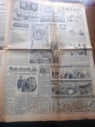 Milliyet Gazetesi - Turkish Newspaper - 4 Aralık 1954 - Akdeniz'in kapısında Türkiye yazan Ali Naci Karacan Başmakale - kar hadlerinde değişiklik yapıldı - İsmet İnönü dün Hüseyin Cahit Yalçın'ı ziyaret etti Fotoğrafı - Kapalıçarşı halka açıldı - yangından kurtarılan 1400 dükkan alışveriş yerine temizlik yaptı -  Çarşı esnafının yardım listesi - komünistler sulh taarruzları ile vakit kazanmak istiyor - sevilen artist Vasfi Rıza Zobu'nun otomobili çalındı - Dağlar kralı yazan Refi Cevad Ulunay Yazı Dizisi - Pervane Yazan Kerime Nadir Yazı Dizisi - Atatürk'ün bir kadına mektupları tercüme ve izah eden Peyami Safa Yazı Dizisi - Cingöz Recai yazan Server Bedi Yazı Dizisi - Türkiye İş Bankası - Galatasaray Emniyetle Lig'in en enteresan maçını bugün oynuyor - Stanley Matthews hala gözde futbolcu - Galatasaray Beogradski basketbol maçı - Vefa Garbis İsmet Tarık ve Recai'ye boykot verdi - milli takım grekoromen seçmeleri bugün başlıyor - Beykoz Kasımpaşa karşılaşıyor - Bülent Akkurt