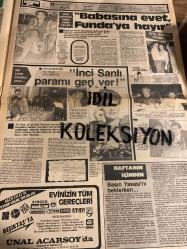 HAFTANIN SESİ GAZETESİ - DOĞUM GÜNÜ HEDİYESİ (TURKİSH - NEWSPAPER) - 8 NİSAN 1983 - SAYI : 31 - TAM TAKIM 12 SAYFADIR -Nükhet Duru-Bülent Ersoy-Agah Özgüç-Cüneyt Arkın-Nejat Gürçen-Göker Birdal-Seyyal Taner-Seda Sayan-Müjde Ar-Sevim Emre-Orhan Gencebay-Pakize Suda-Orhan Suda-Richard Chamberlain-Bedia Akartürk-Funda Akartürk-Ali Kılcı-İnci Sanlı-Bülent Kaya-Ediz Hun-Banu Alkan-Gönül Yazar-Osman Kavran-Muazzez Abacı-Haldun Dormen-Suna Yıldızoğlu-Sezen Aksu-Meral Selçuk-Sevim Sevil-Mete Sezer-Gül Erda-Nil Erdem-Bülent Ersoy-Nilüfer-Serpil Örümcer-Deniz Erkanat-Ünal Küpeli
