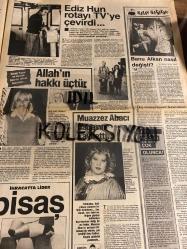 HAFTANIN SESİ GAZETESİ - DOĞUM GÜNÜ HEDİYESİ (TURKİSH - NEWSPAPER) - 8 NİSAN 1983 - SAYI : 31 - TAM TAKIM 12 SAYFADIR -Nükhet Duru-Bülent Ersoy-Agah Özgüç-Cüneyt Arkın-Nejat Gürçen-Göker Birdal-Seyyal Taner-Seda Sayan-Müjde Ar-Sevim Emre-Orhan Gencebay-Pakize Suda-Orhan Suda-Richard Chamberlain-Bedia Akartürk-Funda Akartürk-Ali Kılcı-İnci Sanlı-Bülent Kaya-Ediz Hun-Banu Alkan-Gönül Yazar-Osman Kavran-Muazzez Abacı-Haldun Dormen-Suna Yıldızoğlu-Sezen Aksu-Meral Selçuk-Sevim Sevil-Mete Sezer-Gül Erda-Nil Erdem-Bülent Ersoy-Nilüfer-Serpil Örümcer-Deniz Erkanat-Ünal Küpeli
