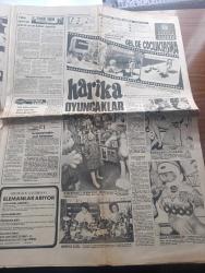 Hürriyet Gazetesi - Turkish Newspaper - 6 Ocak 1979 - Anadolu Ekspresi esenkent'te duran Boğaziçi ekspresine olanca hızıyla çarptı ilk tahminlere göre 20 ölü 136 yaralı var Fotoğrafı - kazada ölenlerin ve yaralananların listesi - trende uçağa binemeyen pek çok parlamenter ve Devlet tiyatrosu sanatçıları vardı - tiyatro sanatçısı Nedim Yüksel Mete ölenler arasında Fotoğrafı - CHP'den istifa eden Ramazan Yıldırım geri dönmeyeceğim diyor - Silifke'yi sel bastı Fotoğrafı - öldüğü açıklanan CIA ajanı John Paisley Rusya hesabına casus yapıyormuş - oyuncak bebekle fotoroman çevriliyor Fotoğrafı - Ecevit Hükümeti bir yılını doldurdu - 21. Yüzyıl buzul çağı olacak - televizyon ve radyoda bugün - basketbol liginde TOFAŞ'lılar iddialı - Beşiktaş Teknik direktörü Doğan Andaç - Galatasaray para savuruyor - Alman gazeteleri Fenerbahçe gücünden çok yitirmiş - Juventus durunca İtalyan milli takımı dökülmeye başladı - mavi bereliler kimlik soran gençleri topladı Fotoğrafı -Tomsonlu polisler hamam bastı