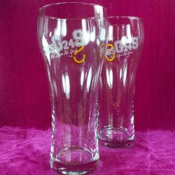 BİR ÇİFT GALATASARAY 50 cl BÜYÜK BOY CAM TARAFTAR BARDAĞI