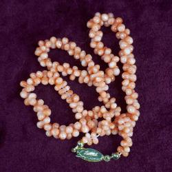 VINTAGE LOCORAL OTANTİK MERCAN KOLYE