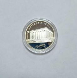 2008 ANITKABİR 70.YIL DARPHANE GÜMÜŞ HATIRA PARASI / SERTİFİKALI