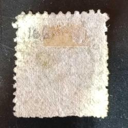 1860-63 İngiltere Sömürge Queensland , Kraliçe Victoria, 6d yeşil