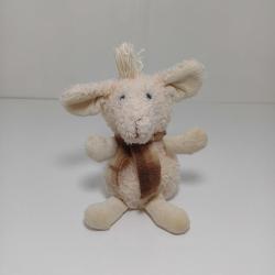 Atkılı Vintage Kuzu Peluş Figür 12 cm