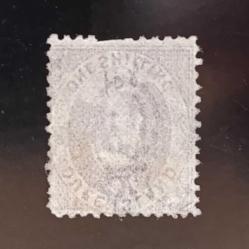 1870-82 İngiltere Sömürge Queensland, Chalon , Kraliçe Victoria, 1 sh lila,kat:140$