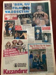 HAFTANIN SESİ GAZETESİ - DOĞUM GÜNÜ HEDİYESİ (TURKİSH - NEWSPAPER) - 11 ŞUBAT 1983 - SAYI : 23 - TAM TAKIM 12 SAYFADIR -Fenerbahçeli Cemil-Nükhet Duru-Gülsüm Turan-Elif Pektaş-Çiğdem-Ferdi Tayfur-Orhan Çetin-Esma Erdem-Atakan Ünüvar-Mehmet Horoz-Nilgün Onatkut-Mine Mutlu-Ajda Pekkan-Ahmet Mavitan-Tarık Aktuğ-Nurcan İsmailoğlu-Cavit Kılıç-Orhan Gencebay-Aysel Denizer-Deniz Akbulut-Cüneyt Arkın-Betül Işıl-Meral Orhonsay-Muazzez Abacı-Ali Özer-Hasan Heybetli-Eser Işık-Albert Davis-Hamdi Özer-Pakize Suda-Bülent Ersoy-Cumhur Türkoğlu-Enver Alım-Gönül Şenay-Zeki Alasya-Metin Akpınar-Hürrem Erman-Alain Delon-Anne Parillaud-Mireille Darc-Güngör Bayrak-Hakan Balamir-Müjde Ar-Kadir İnanır-Ekrem Bora-Sakıp Sabancı-Gazanfer Özcan-Selma Güneri-Umut-Nesra Tan-Kemal Yamak-Nevin Peçe-Ibrahim Tatlıses-Perihan Savaş-Rıza Silsilapodar-Defne Yalnız-Mete Sezer-Behye Aksoy-Kaya Mutlu-Hülya Yiğitalp-Akcan Koçoğlu