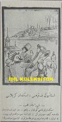 Osmanlıca Karagöz Mizah Dergisi-Gazetesi, Orijinal Dönem Basım, (Ottoman Magazine-Newspaper-Journal Illustré Cara-Gueuz) - 24 Eylül 1924 - Sayı: 1724 - Hicri: 24 Safer 1342 - Rumi: 24 Eylül 1340 - Musul Meselesine Dair İsmet İnönü'yü Tasvir Eden Karikatür: Musul'un Gazı Gazi'nindir! 