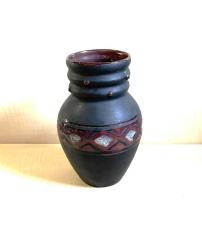 2 Adet El Yapımı Vintage Toprak Vazo Toprak