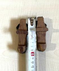 1 Çift Eski Telkari Terlik - Küçük Boy Telkari Takunya no 98