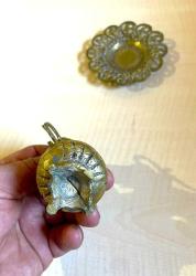 ANTİKA DÖKÜM PİRİNÇ SÜRAHİ MİNYATÜR SÜRAHİ