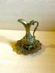 ANTİKA DÖKÜM PİRİNÇ SÜRAHİ MİNYATÜR SÜRAHİ NO 45