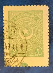 1923 Ayyıldız 2 kuruş_  Damgalı