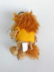 Nici Herzlichen Glückwunsch Yazılı Peluş Aslan  Çanta Süsü Anahtarlık