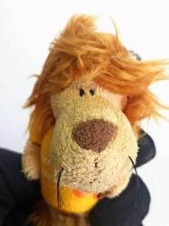 Nici Herzlichen Glückwunsch Yazılı Peluş Aslan  Çanta Süsü Anahtarlık