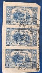 1920 Londra 3 kuruş Rodosto [ Tekirdağ] damgalı fragman