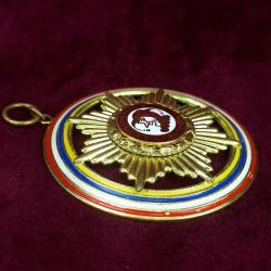 VINTAGE M.G.V. REICHELSHEIM C.A. 1967 ALTIN YALDIZ KAPLAMA , MİNELİ PALYAÇO GÖRSELLİ MADALYA