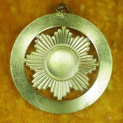 VINTAGE M.G.V. REICHELSHEIM C.A. 1967 ALTIN YALDIZ KAPLAMA , MİNELİ PALYAÇO GÖRSELLİ MADALYA