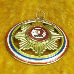 VINTAGE M.G.V. REICHELSHEIM C.A. 1967 ALTIN YALDIZ KAPLAMA , MİNELİ PALYAÇO GÖRSELLİ MADALYA