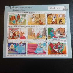 Grenada Cinderella temalı  hatıra bloğu MNH
