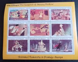 1992 yılında Grenadines of St. Vincent tarafından çıkarılan, Walt Disney'in 