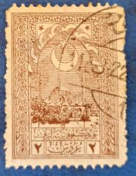 1922  Cenova Serisinden 2 kuruşluk valör _ damgalı