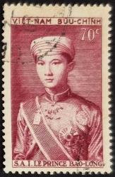 +++ VİETNAM VELİAHT PRENS BAO LONG      1954   - DAMGALI
