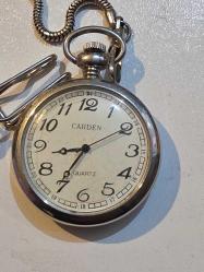 CARDEN MARKA JAPONYA AKTİF PİLLİ CEP SAATİ TCDD TREN KABARTMALI