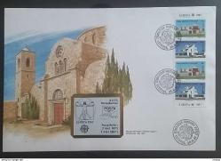 Türkiye Cumhuriyeti ve KKTC 1987 2 Adet Büyük Boy FDC