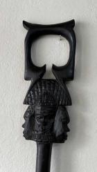 ABANOZ MASİF EL OYMA DÖNEM BASTON