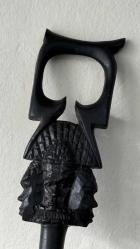 ABANOZ MASİF EL OYMA DÖNEM BASTON