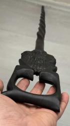 ABANOZ MASİF EL OYMA DÖNEM BASTON