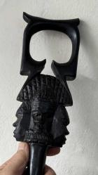 ABANOZ MASİF EL OYMA DÖNEM BASTON