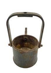 Eski Madenci Metal Yağ Kandili AOB2742