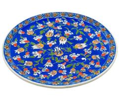 Marmara Çini Lale Desenli Duvar Tabağı AOB2837