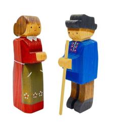 EL Boyama Ahşap Biblo Takımı AOB2897