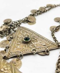 Osmanlı Dönemi Gümüş Hamayır Zincirli AOB2971