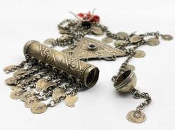 Osmanlı Dönemi Gümüş Hamayır Zincirli AOB2971